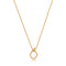 Gold Knot Pendant Necklace